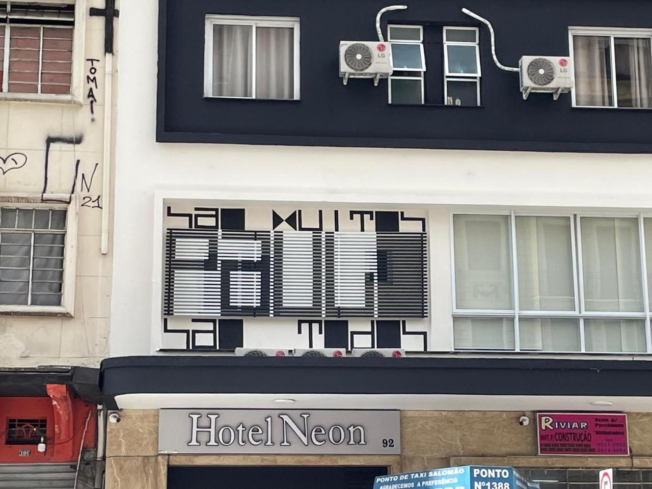 Hotel Neon - próximo a 25 de março, Bom Retiro e Brás, á 2min do mirante Sampa SKY e pista de skate Anhangabaú São Paulo Extérieur photo